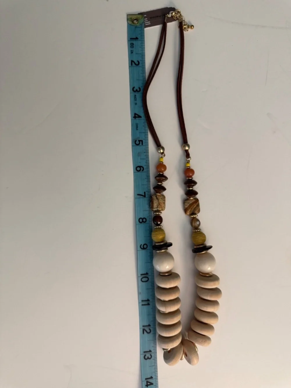 J Jill Lush Gardens Mixed Materials Necklace  NWT